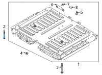 OEM Lincoln Battery Bolt Diagram - -W720360-S450B