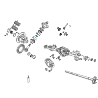 OEM 2016 Ram 1500 SPACER-Drive PINION Bearing Diagram - 3507678