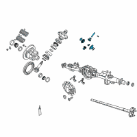 OEM 2012 Ram 1500 Gear Kit-Center Differential Diagram - 68411168AA