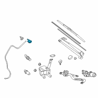 OEM 2015 Toyota Yaris Hose Connector Diagram - 85385-52200