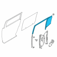 OEM 2013 Ford Flex Run Channel Diagram - 8A8Z-7425767-A