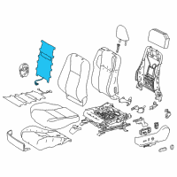 OEM Toyota RAV4 Seat Back Heater Diagram - 87510-42171