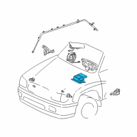 OEM 2005 Toyota Sequoia Diagnostic Module Diagram - 89170-0C142