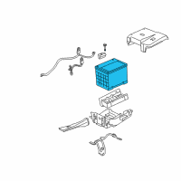 OEM Pontiac Batteries Diagram - 88861746