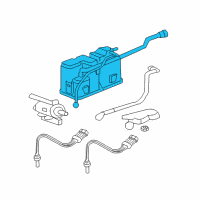 OEM 2009 Chevrolet Malibu Vapor Canister Diagram - 15861966