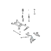 OEM 2002 Nissan Altima Bush-Rear Shock Absorber Diagram - 56219-8J000