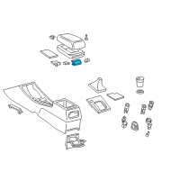 OEM Toyota Corolla Hinge Diagram - 58907-02020