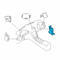 OEM Infiniti Body Control Module Controller Assembly Diagram - 284B1-4HK0C