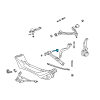 OEM 2005 Lexus GS430 Cam Assy, Camber Adjust Diagram - 48190-30040