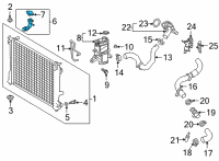 OEM Toyota Filler Neck Diagram - 16897-F0040