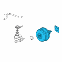 OEM 2005 Acura MDX Power Assembly, Master (9"+9") Diagram - 46400-S3V-A21