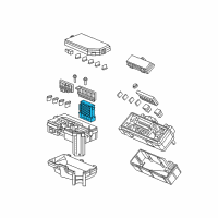 OEM 2020 Honda Passport Module Assembly, Relay Diagram - 38830-TZ3-A01