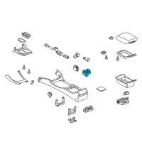 OEM 1999 Lexus GS300 Switch, Seat Heater Diagram - 84751-30130