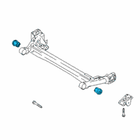 OEM Kia Soul Bush-Trail Arm Diagram - 55160J9000