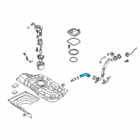 OEM Hyundai Elantra GT Hose-Fuel Filler Diagram - 31036-G3600