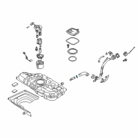 OEM 2018 Hyundai Elantra GT Clamp Assembly Diagram - 31141-F2000