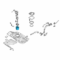 OEM 2019 Hyundai Veloster Cup Assembly-Reservoir Diagram - 31116-F2050