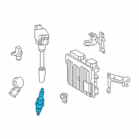 OEM Toyota Corolla Spark Plug Diagram - 90919-01297