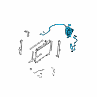 OEM Nissan Frontier Tank Assy-Reserve Diagram - 21710-EA01A