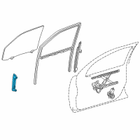 OEM 2004 Lexus LS430 Frame Sub-Assy, Front Door, Front Lower LH Diagram - 67402-50010