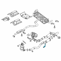 OEM 2017 Chrysler 200 Bracket-Exhaust Diagram - 68207097AE