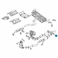 OEM 2015 Jeep Cherokee Hanger-Exhaust Diagram - 68185869AB