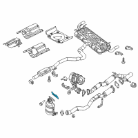 OEM 2013 Chrysler Town & Country Gasket-Exhaust FLANGE To Cylinder Diagram - 68093232AA