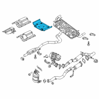 OEM 2016 Chrysler 200 Shield-Spare Tire Diagram - 68158211AA