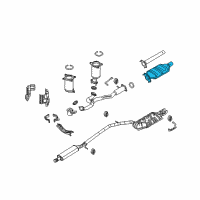 OEM 2009 Ford Taurus Converter Diagram - 8G1Z-5E212-F