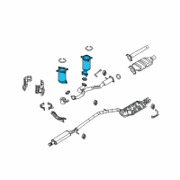 OEM 2009 Mercury Sable Preconverter Diagram - 8G1Z-5E212-H