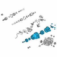 OEM 2009 Honda CR-V Case Kit, T.C.D. Diagram - 41011-R09-A00