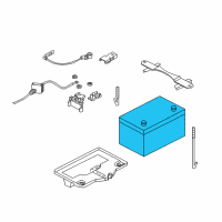 OEM 2006 Nissan 350Z Batteries Diagram - 2441048S72