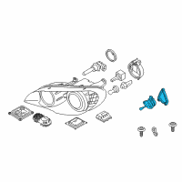 OEM 2011 BMW X5 Repair Kit, Hvac Servomotor Diagram - 63-12-3-448-948