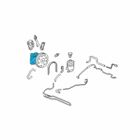 OEM 2008 Acura TL Pump Sub-Assembly, Power Steering Diagram - 56110-RDB-A01