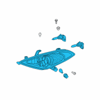 OEM 2005 Toyota Solara Combo Lamp Assembly Diagram - 81150-AA080