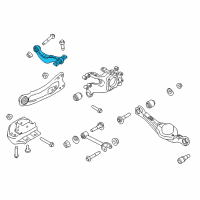 OEM 2011 Lincoln MKX Upper Control Arm Diagram - CT4Z-5500-B