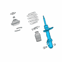 OEM 2020 Jeep Cherokee STRUT-Front Suspension Diagram - 68373949AD