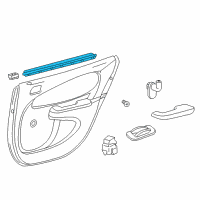 OEM 1998 Toyota Corolla Belt Weatherstrip Diagram - 68173-02060