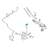 OEM 2014 Ford Fusion Reservoir Cap Diagram - DS7Z-17632-A