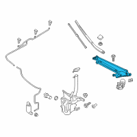 OEM 2019 Ford Fusion Wiper Linkage Diagram - DP5Z-17566-A