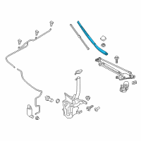 OEM 2018 Ford Fusion Wiper Arm Diagram - DP5Z-17527-A