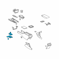 OEM 2007 Toyota Camry Shift Boot Diagram - 58821-33560-B0