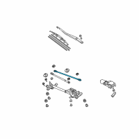 OEM 2008 Acura TSX Rod Unit B Diagram - 76550-SEA-003