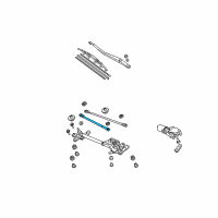 OEM Acura TSX Rod Unit A Diagram - 76540-SEA-003