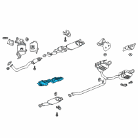 OEM 2022 Chevrolet Traverse Heat Shield Diagram - 84223438