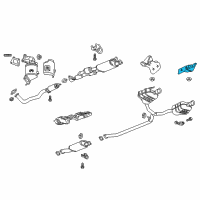 OEM 2021 Buick Enclave Heat Shield Diagram - 84187473