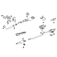 OEM 2019 Chevrolet Traverse Muffler & Pipe Hanger Diagram - 84061362