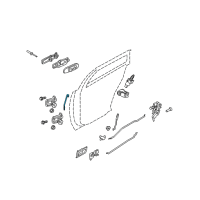 OEM Mercury Handle Rod Diagram - F2AZ-5426596-A