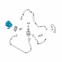 OEM 2009 Chevrolet Aveo5 Pump Asm, P/S Diagram - 95995558