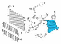 OEM 2022 BMW M340i EXPANSION TANK Diagram - 17-13-8-610-653